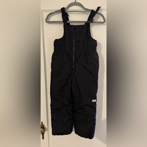 Kids Carters Black Snow Bib Overalls